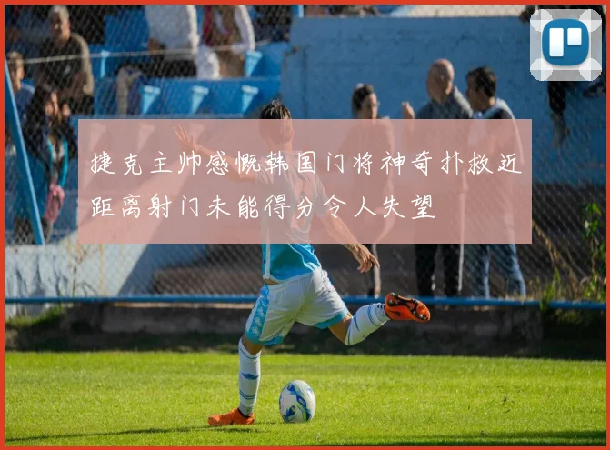 捷克主帅感慨韩国门将神奇扑救近距离射门未能得分令人失望