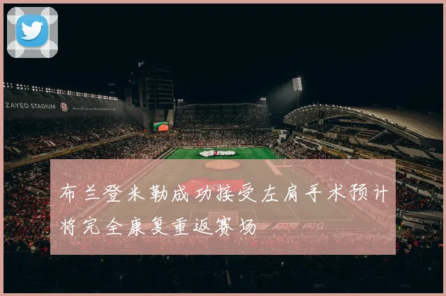 布兰登米勒成功接受左肩手术预计将完全康复重返赛场